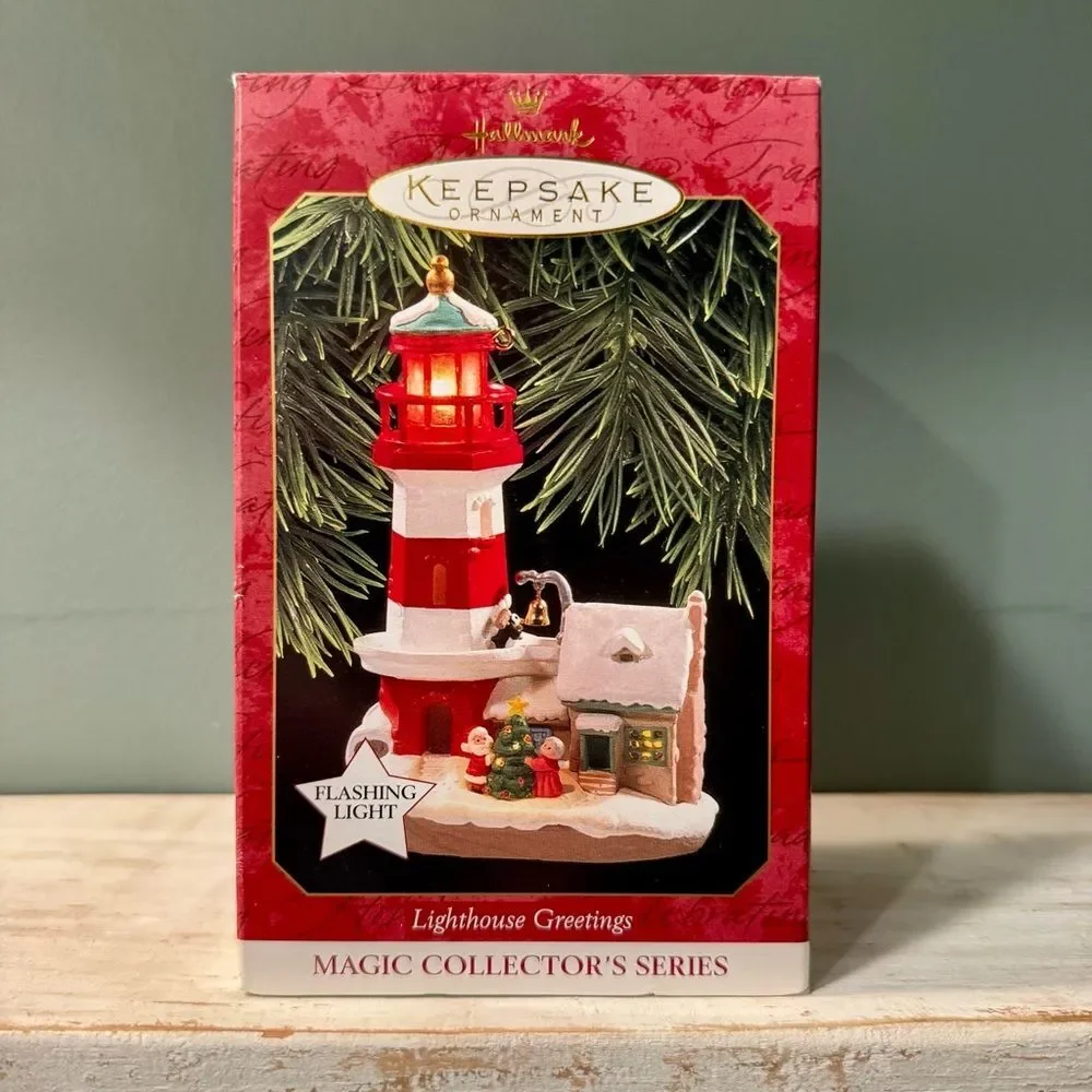 1997 Hallmark Lighthouse Greetings #1 Magic Collector’s Keepsake Ornament
